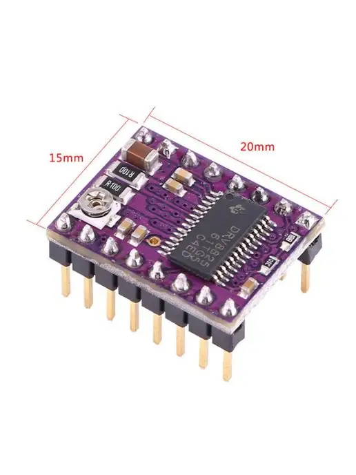 Fosbix Модуль Драйвер шагового двигателя DRV8825 с радиатором, вариант, фото 6