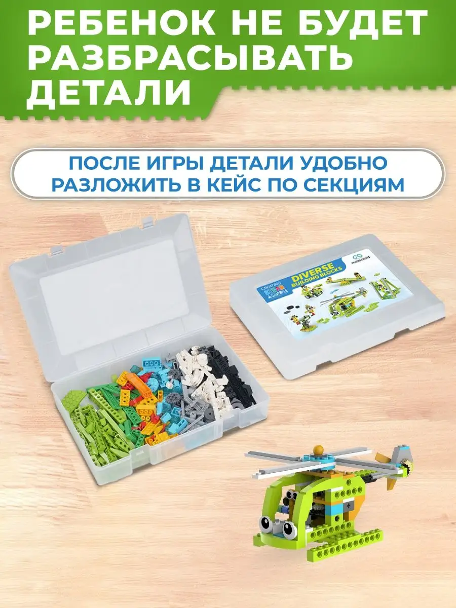 Электронный конструктор Diverse Building Blocks развивающий Apitor  Makerzoid 93554171 купить за 1 727 ₽ в интернет-магазине Wildberries