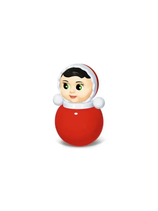 СТЕЛЛАР Игрушка Неваляшка Настенька 18 см, красный, фото 2