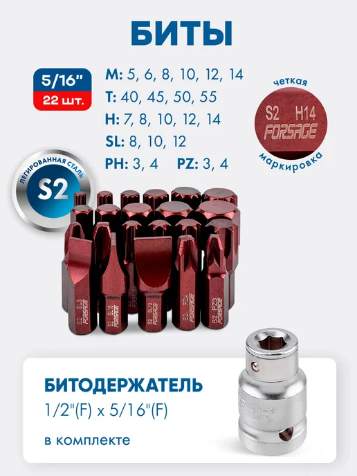 FORSAGE Набор инструментов для автомобиля 94+6 предметов, синий, фото 8