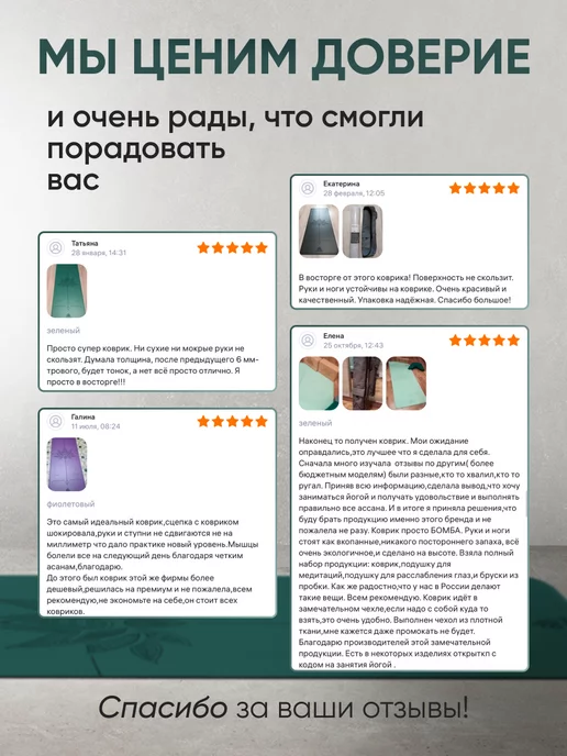 Yogamatic Коврик для йоги нескользящий каучуковый профессиональный, синий, фото 6