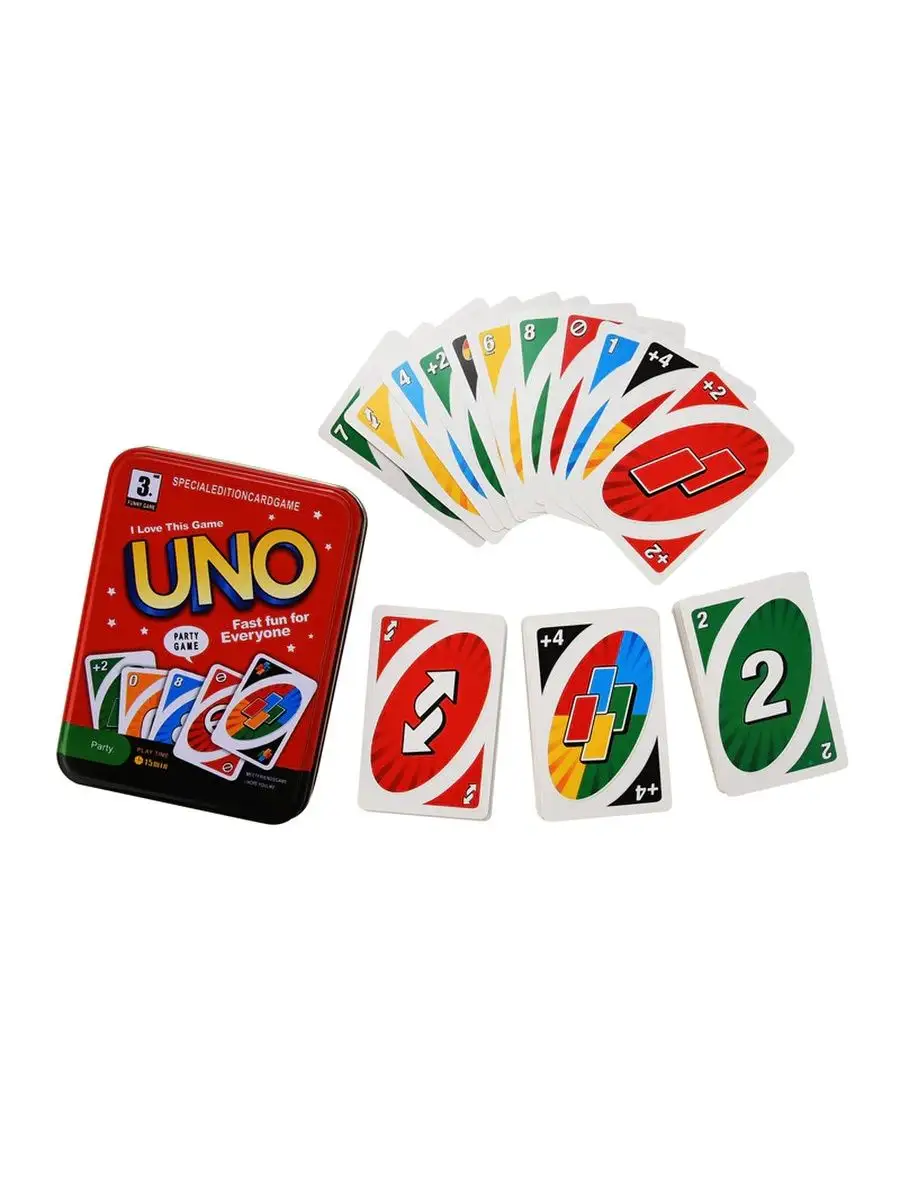 UNO Настольная игра Уно карты жестяной UNO 93948593 купить за 934 ₽ в  интернет-магазине Wildberries