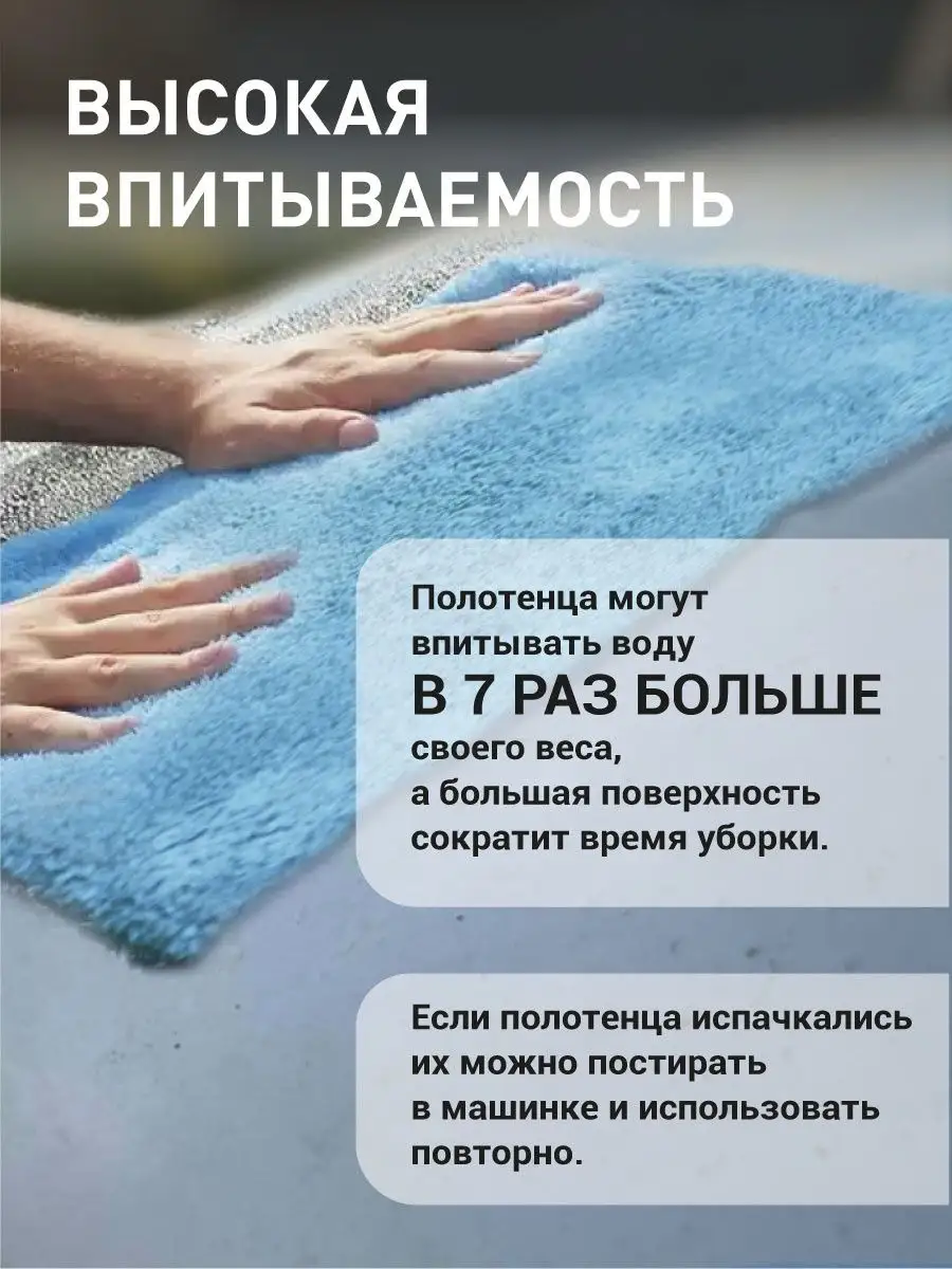 салфетки для уборки авто, тряпка для машины, дома, набор Homeworx 93976854  купить в интернет-магазине Wildberries