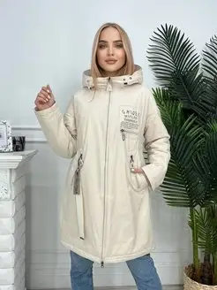 Куртка женская осенняя теплая удлиненная H&L Fashion 94003452 купить за 5 637 ₽ в интернет-магазине Wildberries