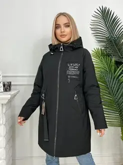 Куртка женская осенняя теплая удлиненная H&L Fashion 94003453 купить за 5 637 ₽ в интернет-магазине Wildberries