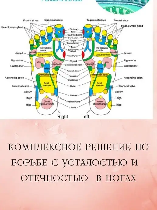 Тапки ортопедические тапочки с магнитами, черный, фото 4