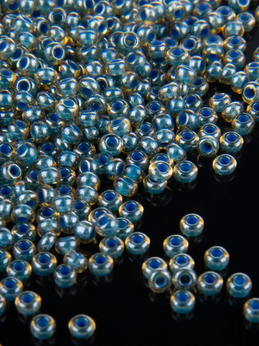 Preciosa Чешский бисер 10 0 (2.3 мм) цветное отверстие №11022 - 50 г, 50 г, фото 4