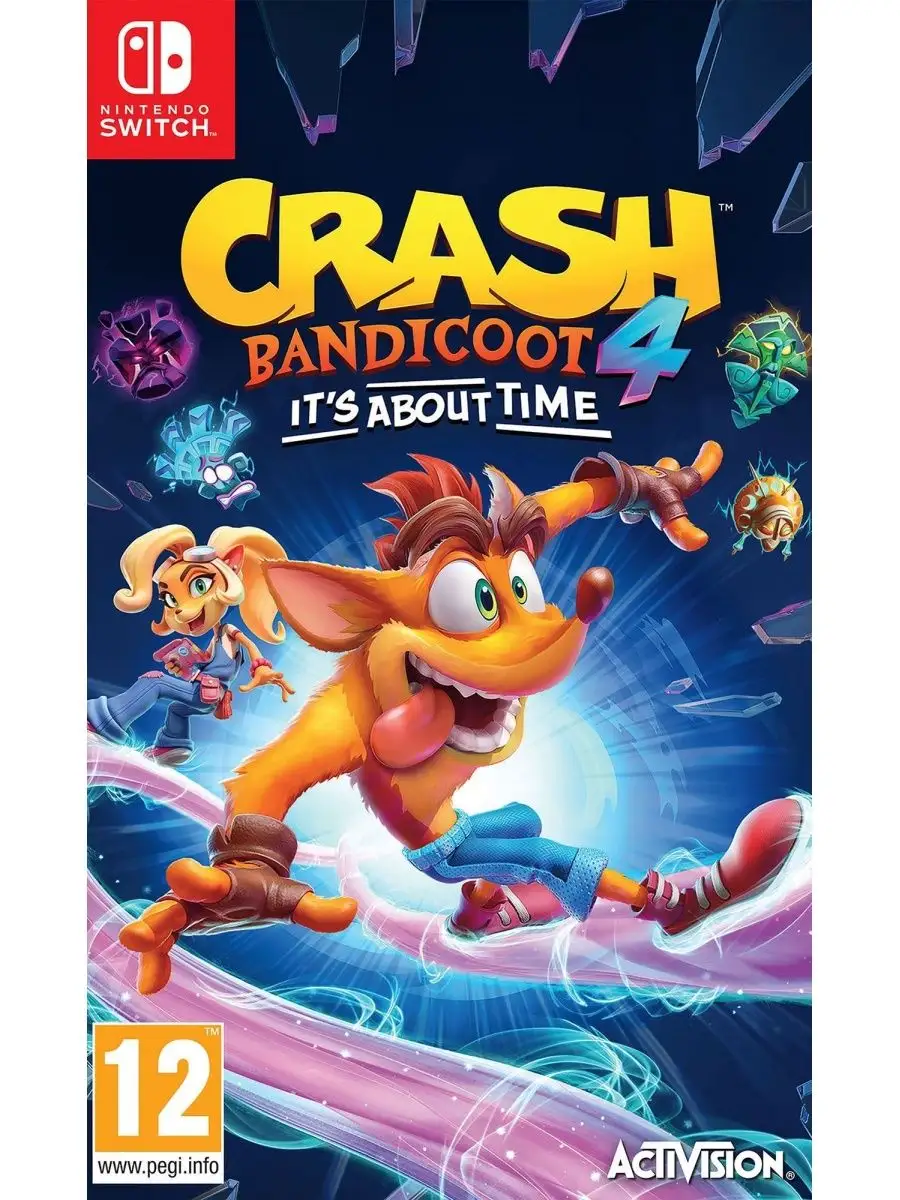 Crash Bandicoot 4: Это Вопрос Времени (Nintendo Switch, рус) Activision  94051100 купить в интернет-магазине Wildberries