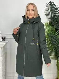 Куртка женская осенняя теплая удлиненная H&L Fashion 94059329 купить за 4 195 ₽ в интернет-магазине Wildberries