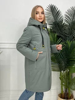 Куртка женская осенняя теплая удлиненная H&L Fashion 94059471 купить за 5 281 ₽ в интернет-магазине Wildberries