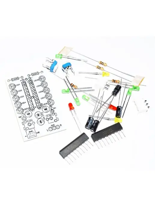 Индикатор светодиодный KA2284 Стерео УМЗЧ Набор DIY, вариант