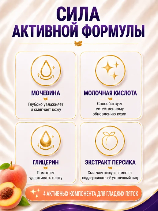 HODAF Пилинг носочки от трещин на пятках, гладкие стопы 2 пары, оранжевый, фото 5