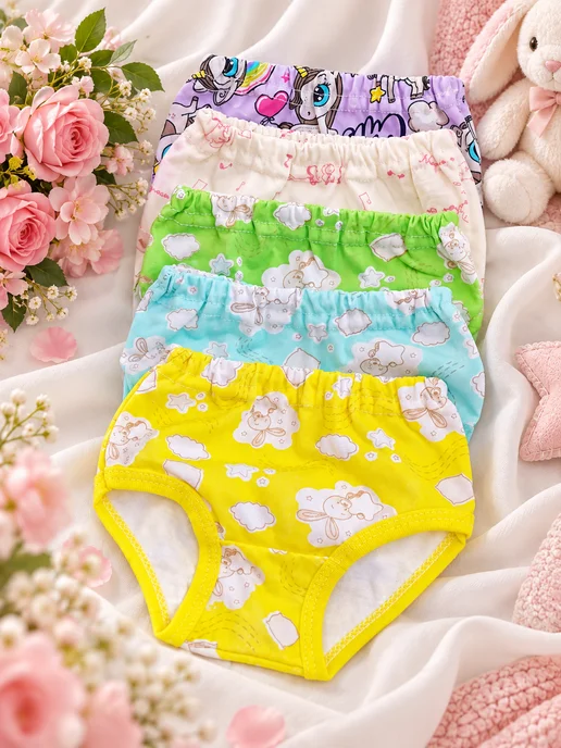 BabyDreams Комплект трусов 5 штук, розовый, фото 2