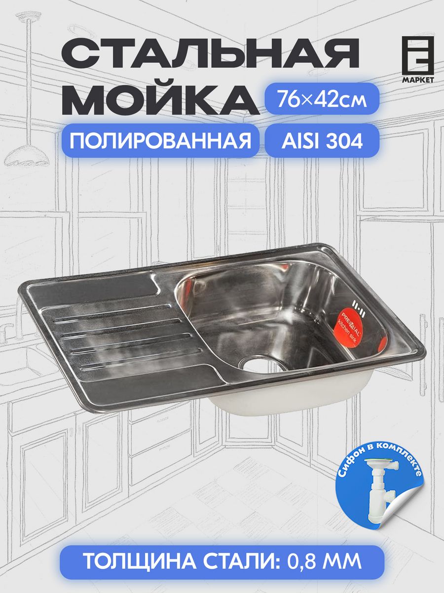 Мойка бор. Мойка Granula Kitchen Space.