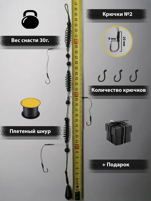 Bestage Кормушки для рыбалки оснащенные карповые, серый, фото 2