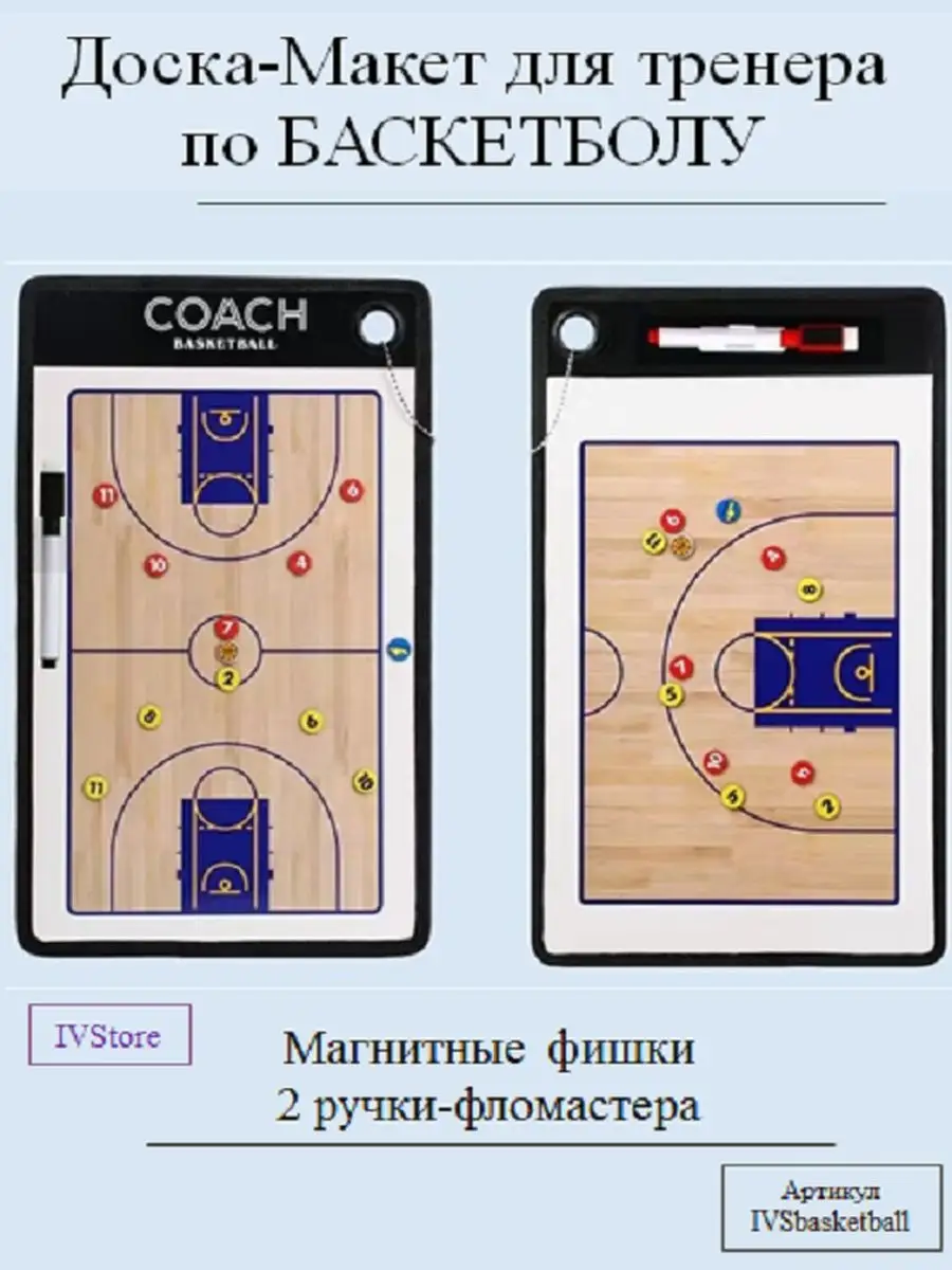 IVStore Тактическая доска-макет для тренеров