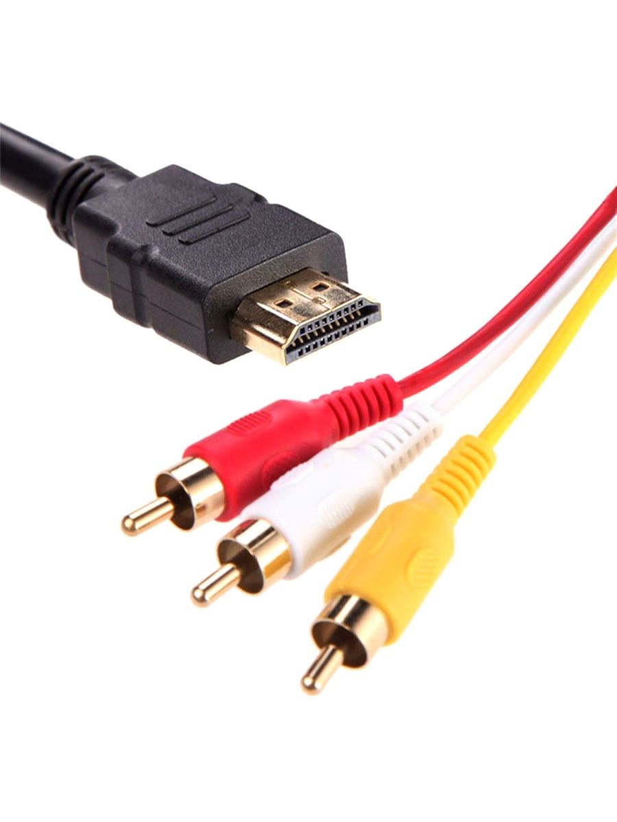 Переходник с тюльпанов на hdmi. Кабель HDMI- av 3 RCA. Кабель HDMI на 3rca 1.5m, is021213. HDMI штекер переходник 3rca.