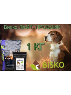 Сухой корм ЛАЙТ ПРОБНИК 1 кг для пожилых BISKO 94536897 купить за 320 ₽ в интернет-магазине Wildberries