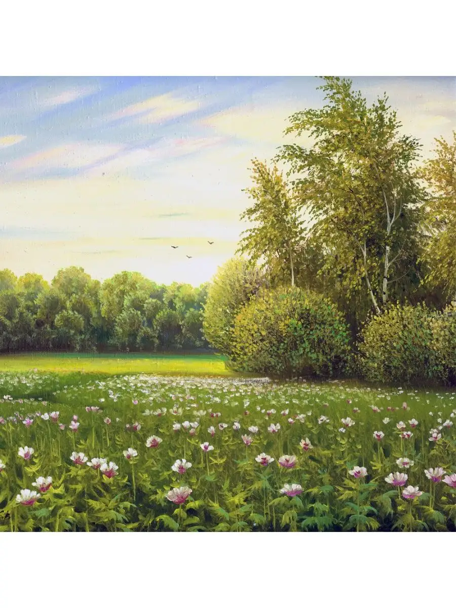 Алмазная мозаика без подрамника 40x40 с круглыми стразами