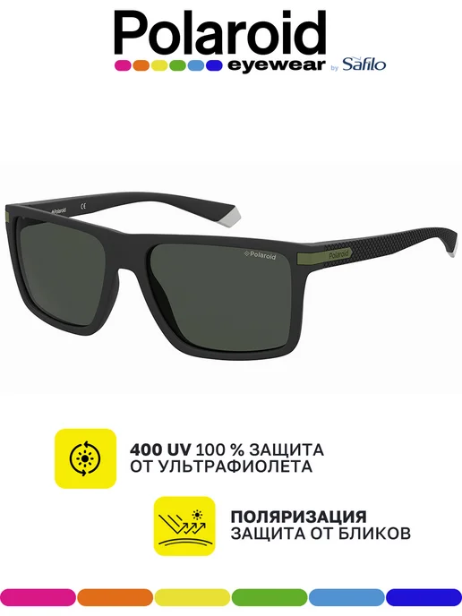 polaroid Солнцезащитные очки с поляризацией брендовые PLD 2098 7ZJ, черный, фото 2