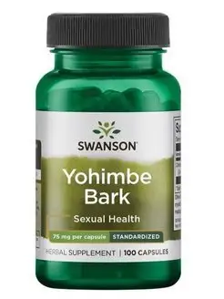 Кора Йохибме 75 mg Yohimbe Bark 100 Swanson 94667138 купить за 954 ₽ в интернет-магазине Wildberries