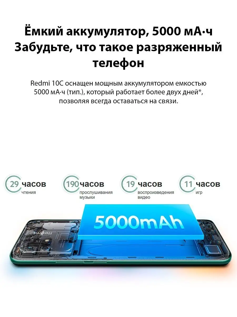 Смартфон Xiaomi Redmi 10С 3+64Gb серый Xiaomi 94669604 купить за 6 278 ₽ в  интернет-магазине Wildberries