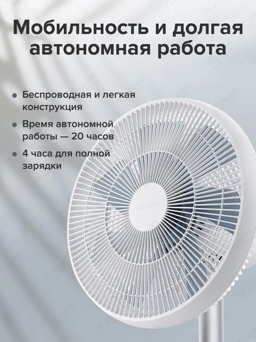 Вентилятор напольный Standing Fan 3 Smartmi 94688959 купить в  интернет-магазине Wildberries