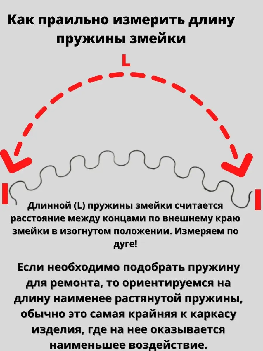 Пружина змейка для дивана 650мм PremiumHouse 94706074 купить за 418 ₽ в  интернет-магазине Wildberries