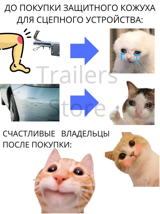 Trailers Store Кожух защитный для сцепной головки прицепа, вариант, фото 5