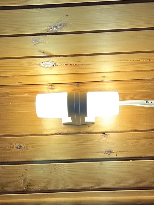 R-SAUNA Плафон для светильника бани, белый, фото 8
