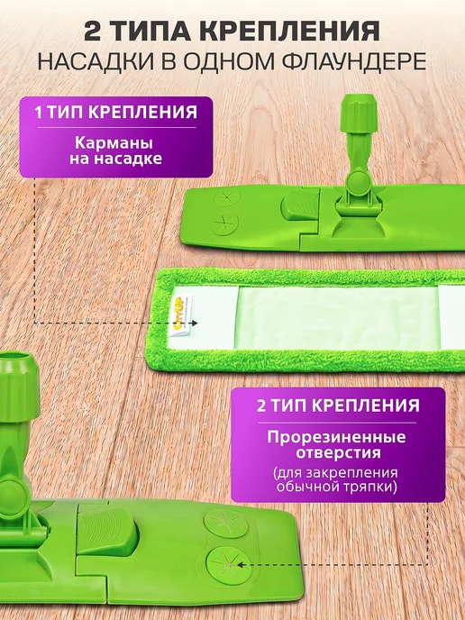 CityUP SHOP Швабра для пола простая, без ведра, зеленый, фото 8