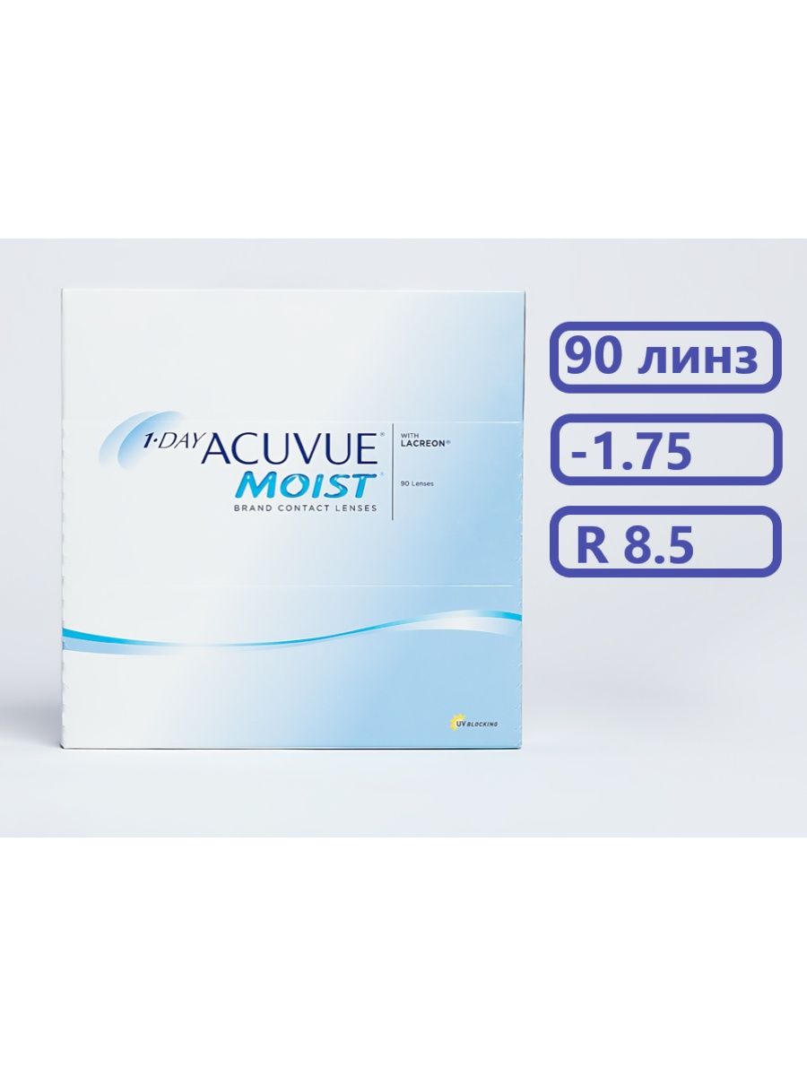 Линзы 1.25 acuvue. Линзы акувью Мойст. Линзы my Acuvue 1 Day. Линзы акувью 1 Day moist. Акувью Мойст 90 штук.