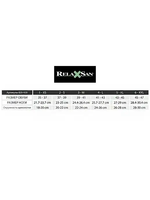 RELAXSAN Гольфы компрессионные 280 ден (класс 2), черный, фото 5