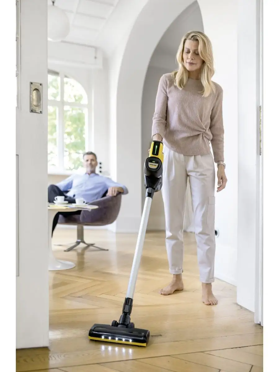 Вертикальный беспроводной пылесос для дома Karcher VC 7 Karcher 94930079  купить в интернет-магазине Wildberries