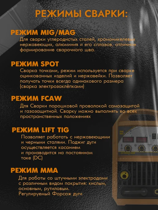 Hugong Инвертор HUG WELDING EXTREMIG 200W III, 200 Вт, фото 5