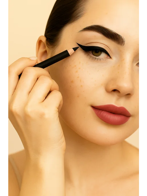 BELLEZZETTA Карандаш для глаз стрелок межреснички, черный