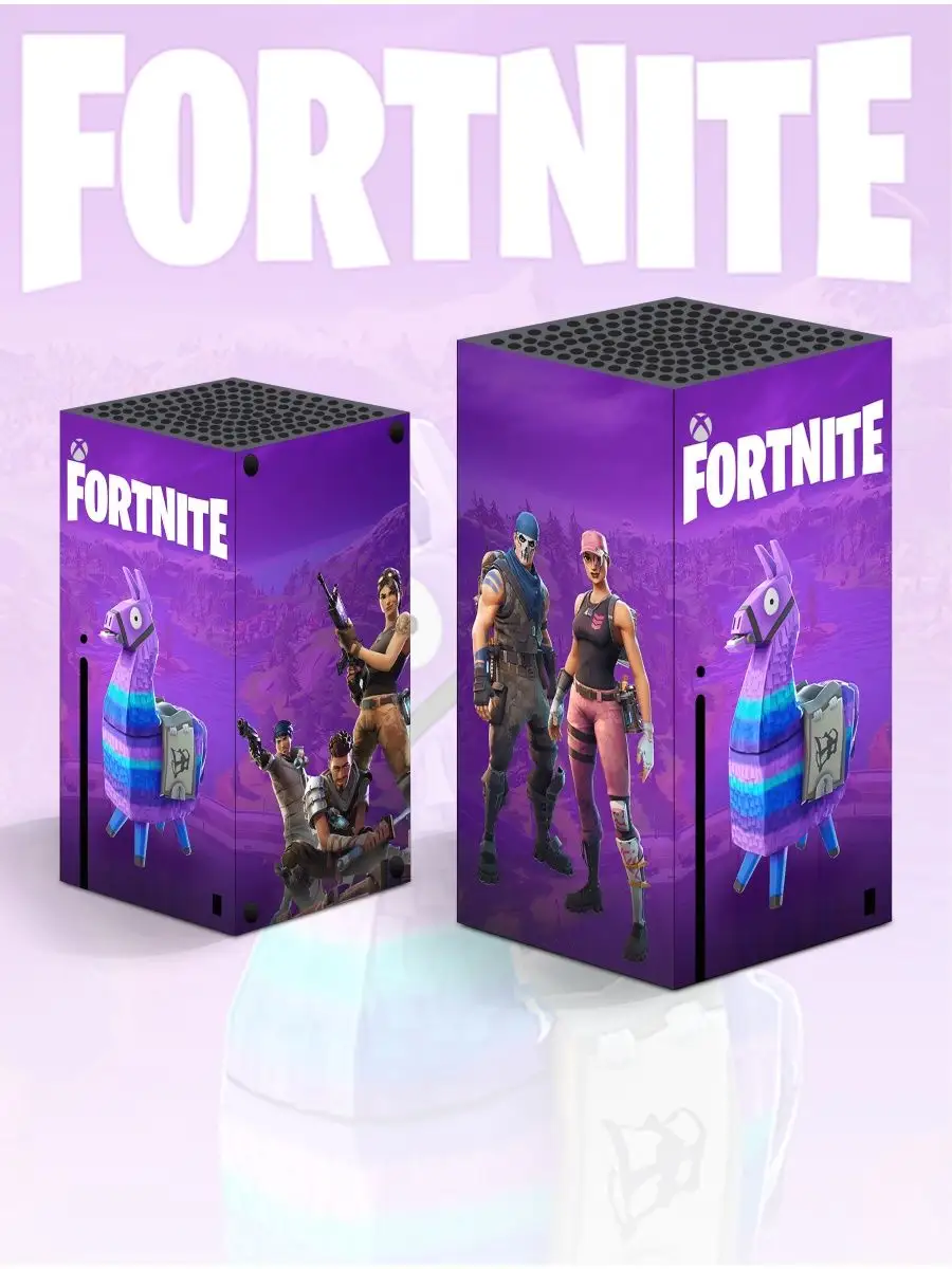 Наклейка на XBOX Series X Fortnite