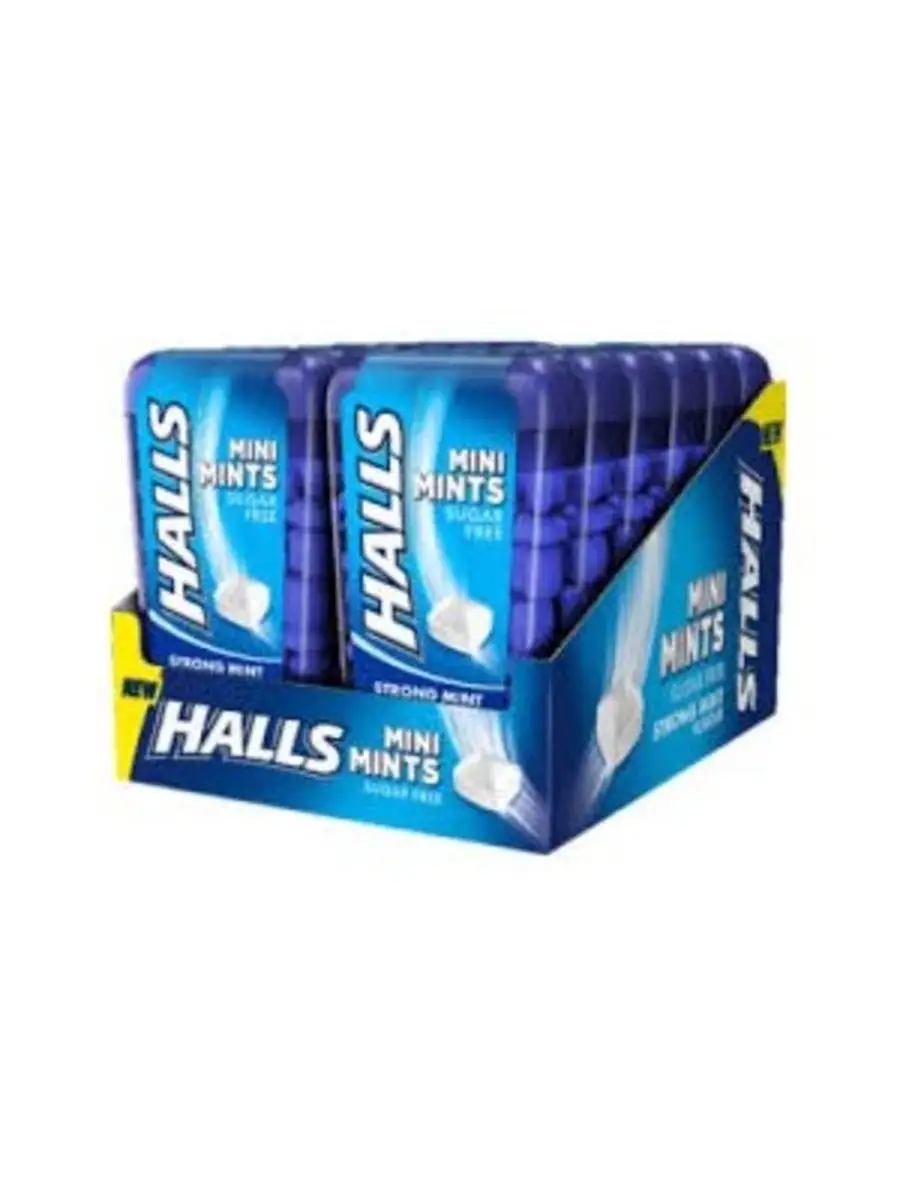 Halls mini mints мята. Halls mini mints бсах extra strong 12,5 г. леденцы halls mini mints мята 12.5г. леденцы halls mini mints мята бсахара 12,5г(сву). halls драже.