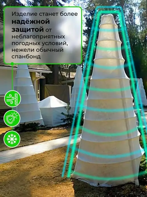 K-Stacy HOME Укрывной материал для грядок, зеленый, фото 7