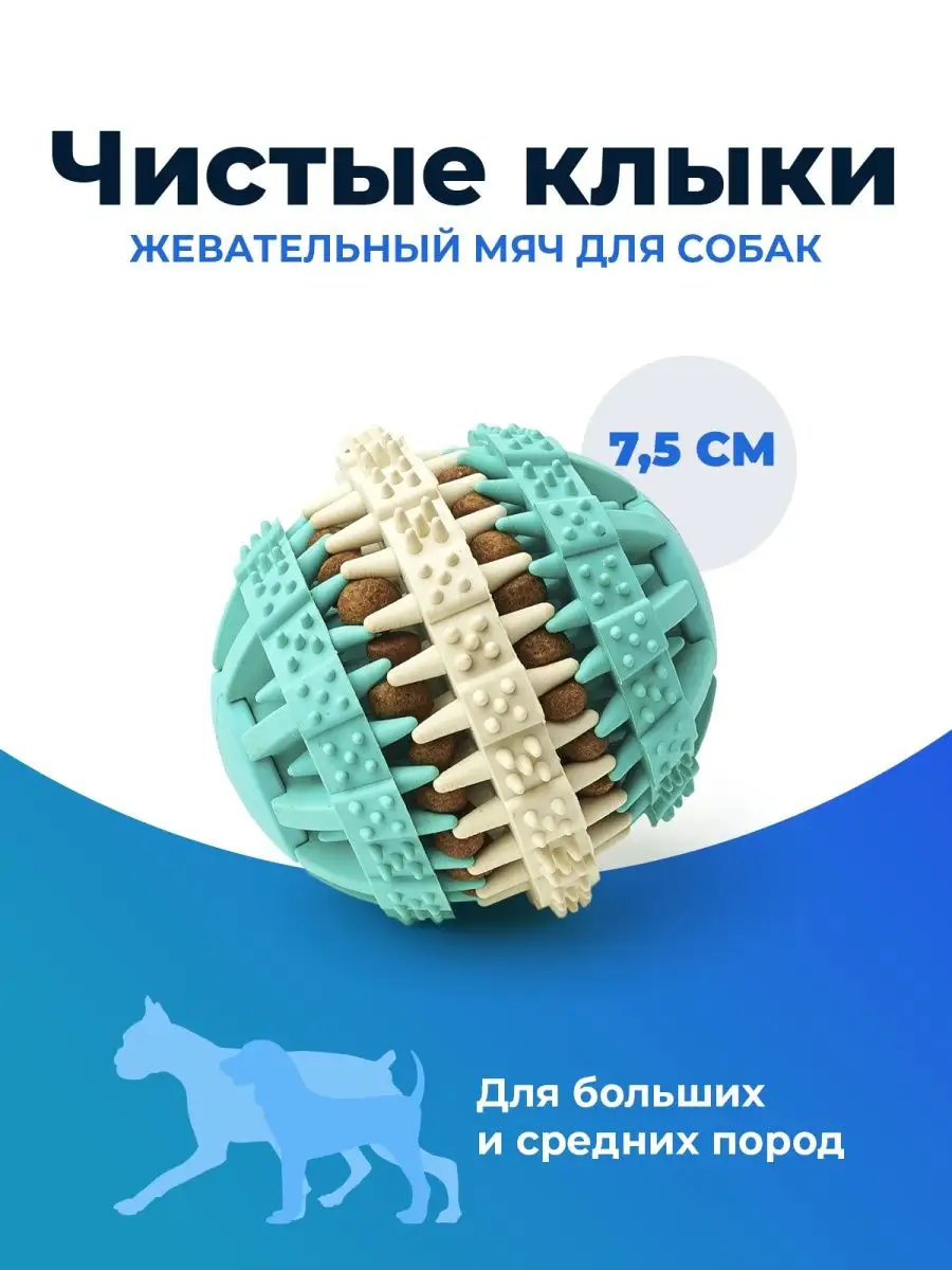 Игрушка мяч резиновый для собак Играй гуляй 95306863 купить за 377 ₽ в  интернет-магазине Wildberries