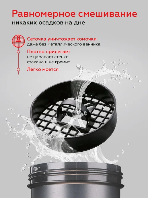 Shaker Bottle Шейкер спортивный, серый, фото 7