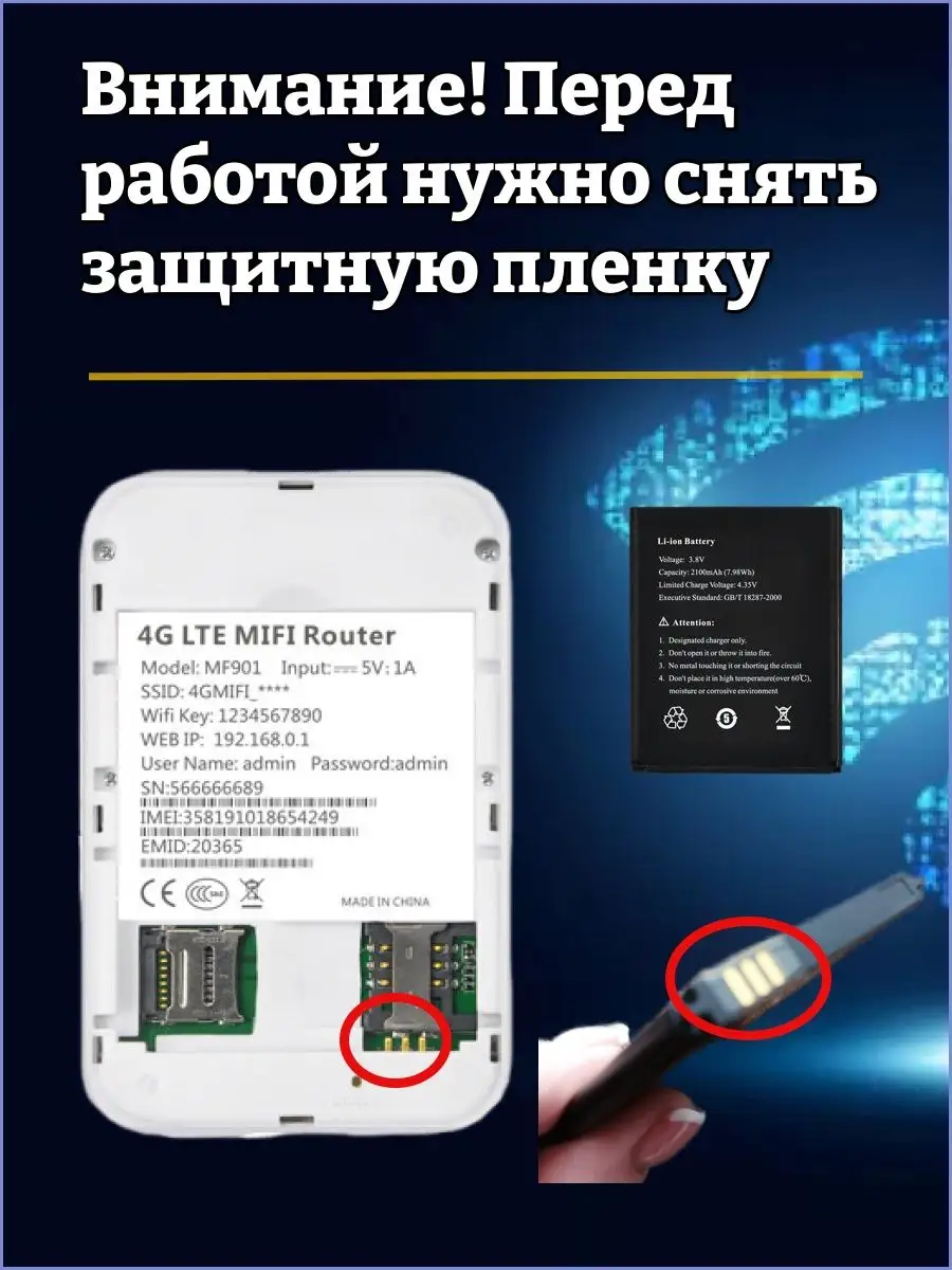 роутер wi-fi с сим картой 4g AnyData R150 SmartGadget 95444229 купить в  интернет-магазине Wildberries