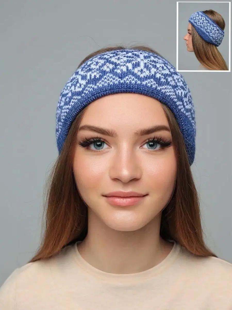 Вязание спицами берет ГЕРДА с узором косы /// knitting cap beret GERD patterned braid