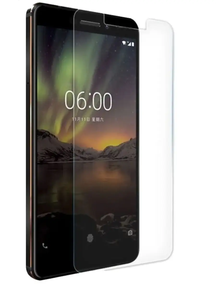 Защитное стекло Partner Nokia 6 прозрачный Partner 95490577 купить в  интернет-магазине Wildberries