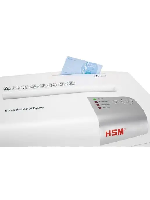 HSM Уничтожитель документов Shredstar X6pro 2x15мм, 2x15 мм, фото 3