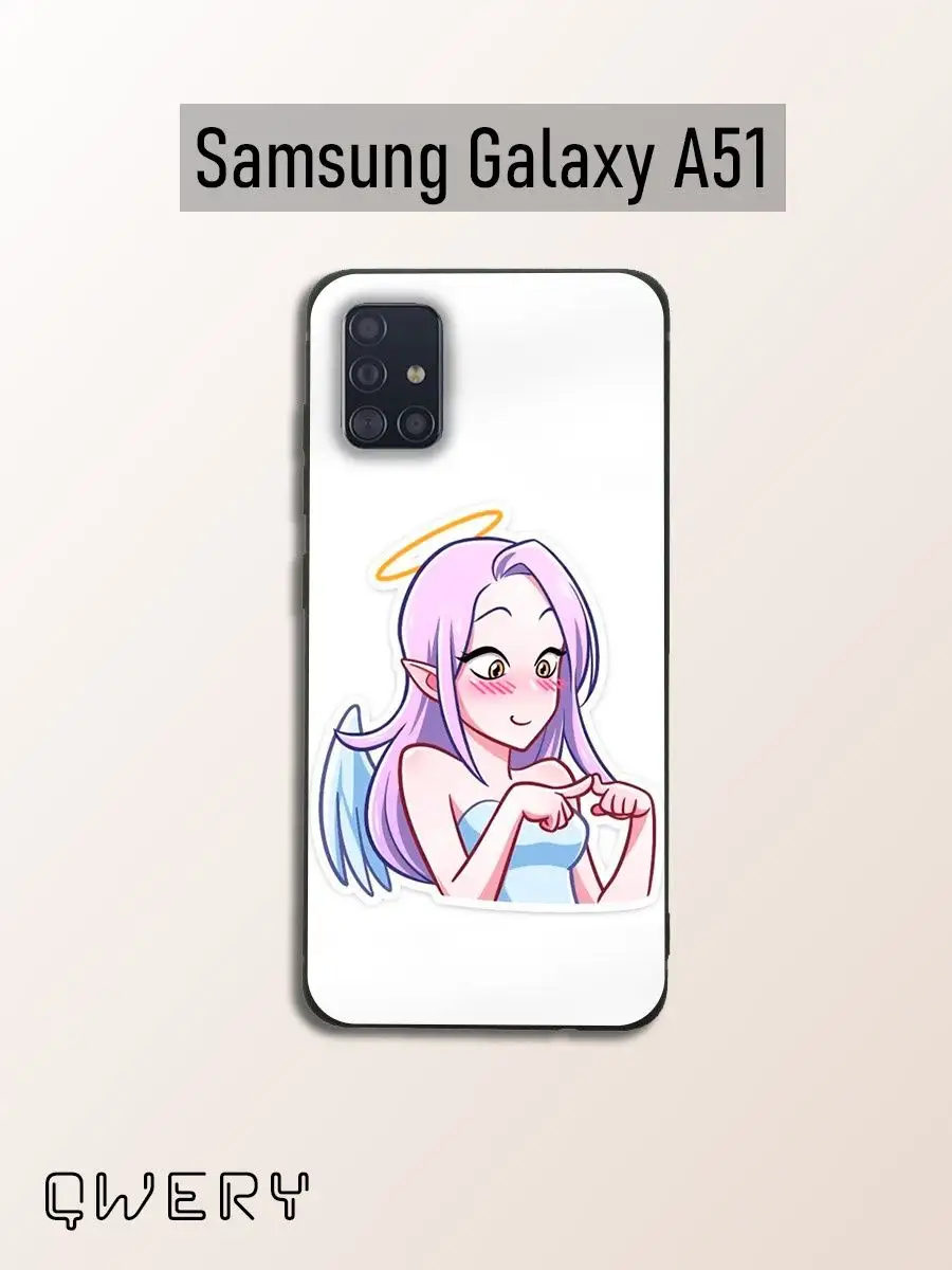 Силиконовый чехол на Samsung A51 qwery_case 95619814 купить за 400 ₽ в  интернет-магазине Wildberries