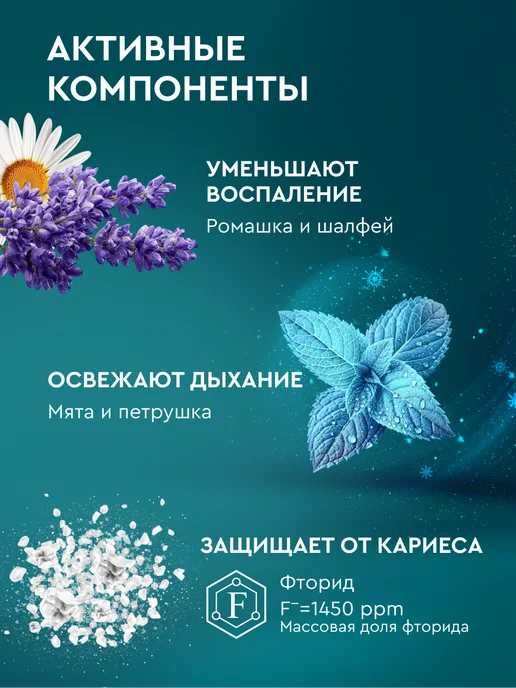 PRESIDENT Зубная паста с фтором от кариеса Classic, вариант, фото 6