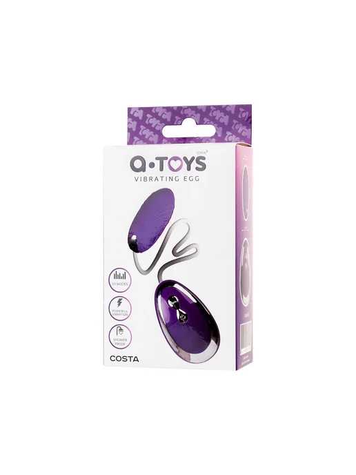 TOYFA A-Toys Виброяйцо силикон фиолетовый, фиолетовый, фото 7