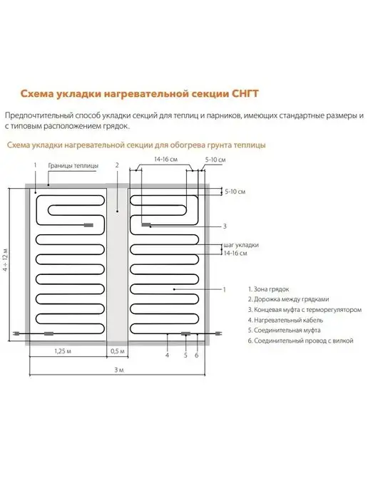 ЧТК Автоматическая система обогрева грунта в теплице, вариант, фото 4