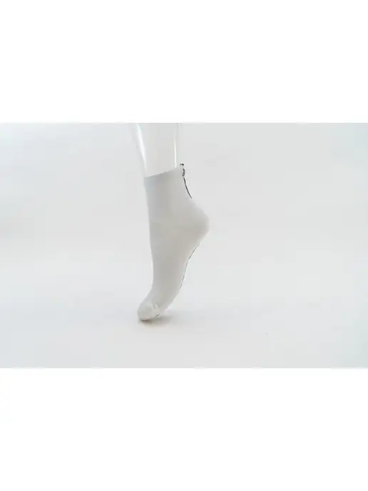 NoName Носки спортивные для бега TRAIL SOCK MID WHITE, белый, фото 2